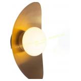 Mid Century Modern Glass LED 1-Light Sconce