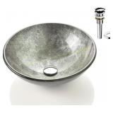 Honeysuckle Glass Vessel Sink FW-LA624