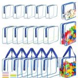 Blue-3 Size Toy Storage Bags with Labels