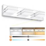 Chrome 3-Light Dimmable Vanity Light ETL