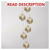 Crystal Pendant Light for High Ceilings