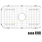 Sink Protector Grid 26x14 Centered Drain 304SS