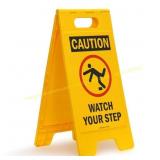 SmartSign Floor Sign   Caution Watch Your Step