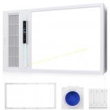 VallisCo 4-in-1 Bath Exhaust Fan with Light