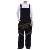 Mens Ski Bib Overalls, XL Insulated Snow Pants