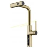 Lefton Waterfall Kitchen Faucet, Gold