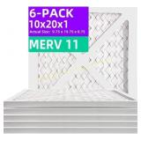 MERV 11 Pleated Filter 9.75x19.75x0.75
