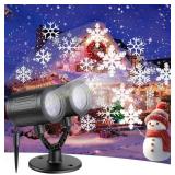 Snowflake Christmas Projector Lights Outdoor