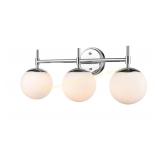 929 Lighting 23-in 3-Light Matte Black Vanity