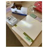 Suction phone mount, wall hooks & note pads set