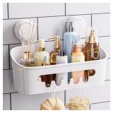 TAILI Shower Caddy: Suction Cup, White