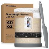 Premium Pro Sourdough Starter Jar Kit, 40oz