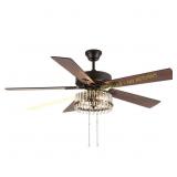 River of Goods 52-in Oil-Rubbed Ceiling Fan