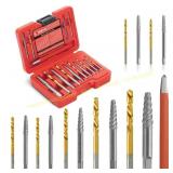 15Pcs Screw Extractor Kit Set with Bits