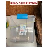 Sterlite 20qt Tote & 2ct Pet Food Containers