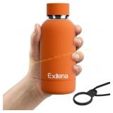 Exllena 12oz Water Bottle with Clip, BPA Free