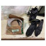 Dog shoes/harness & dog clip lead