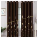 Estelar Brown Blackout Curtains 3pk