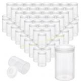 120 Pcs Film Canisters 35mm Clear Storage