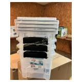 2ct Plastic Storage Totes & 19qt Sterlite Totes