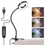 Foneso Clip Lamp 48 LED USB, 360  Black
