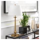 Hailey Home Wilmer 28-in Brass Table Lamp