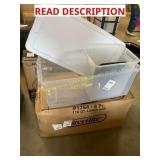 5ct Sterilite 110qt boxes & Iris pet foodcontainer