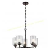 Winslow 19.75" 5-Light Olde Bronze Chandelier