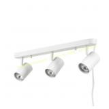 Globe Electric Matte White 3-Light LED Track