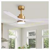 52 in. Smart Ceiling Fan with Lights & Remote