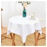 NEWISHER White Tablecloth 3ct