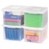 IRIS Plastic Bin 8pk
