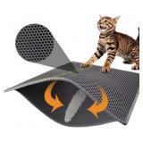 Pieviev Cat Litter Mat Trapper 76x61cm Gray