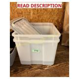 Gracious Living 2ct Drawers & 2ct Storage Totes