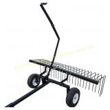 Yard Tuff Pine Straw Rake, 60" Leaf Collector