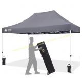 CROWN SHADES 10x15 Pop Up Canopy Tent Gray