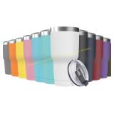 30oz Stainless Travel Mug with Lid (12 Pack)