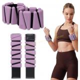 Gaiam Ankle Weights 5/10 lb Sets with Straps