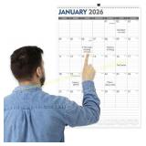 GuassLee Large Wall Calendar 2026-27, 18-Month