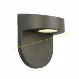 6.1 in. Black LED Outdoor Wall Light