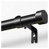 KAMANINA Black Curtain Rod 32 144 in