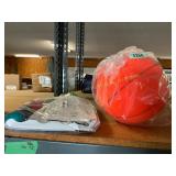Foam Basketball & Palm Grasp Crayons