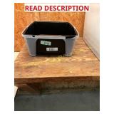 2ct Iris Pet Food Containers & Cat Litter Box