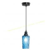 River of Goods 4.75" 1-Light Pendant Blue