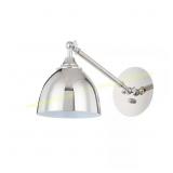 1LT Sconce polished nickel finish metal shade