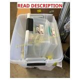 Plastic Storage Totes & Pet Food Container (5ct)