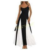 PRETTYGARDEN Spaghetti Strap Maxi Dress