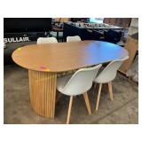Table and 4 chairs
