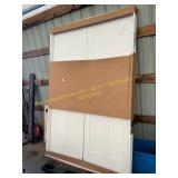 Double interior door