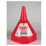 2 ct. Little Giant Orange 6 in. Plastic Funnel